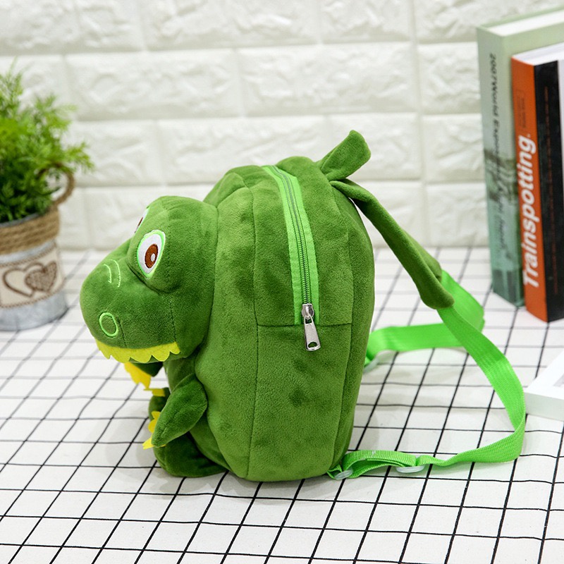 Balo thú bông hình con khủng long đáng yêu cho bé trai bé gái mẫu giáo mầm non nhà trẻ