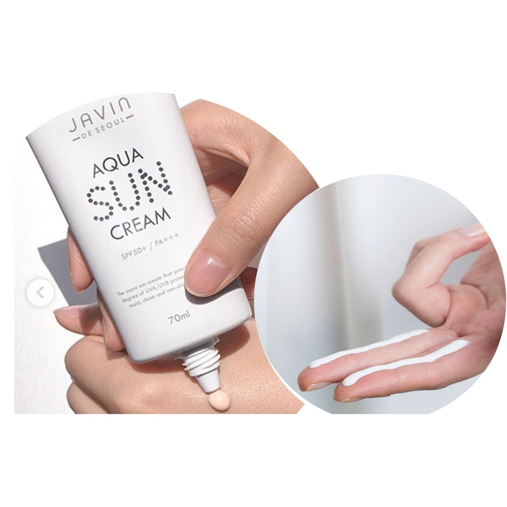 Kem chống nắng - Javin De Seoul Aqua Sun Cream SPF50+/PA+++ 70ml | BigBuy360 - bigbuy360.vn