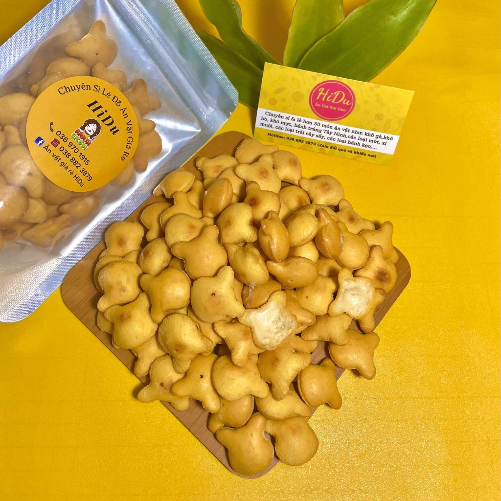 500gr Bánh gấu thiên hồng nhân kem đài loan