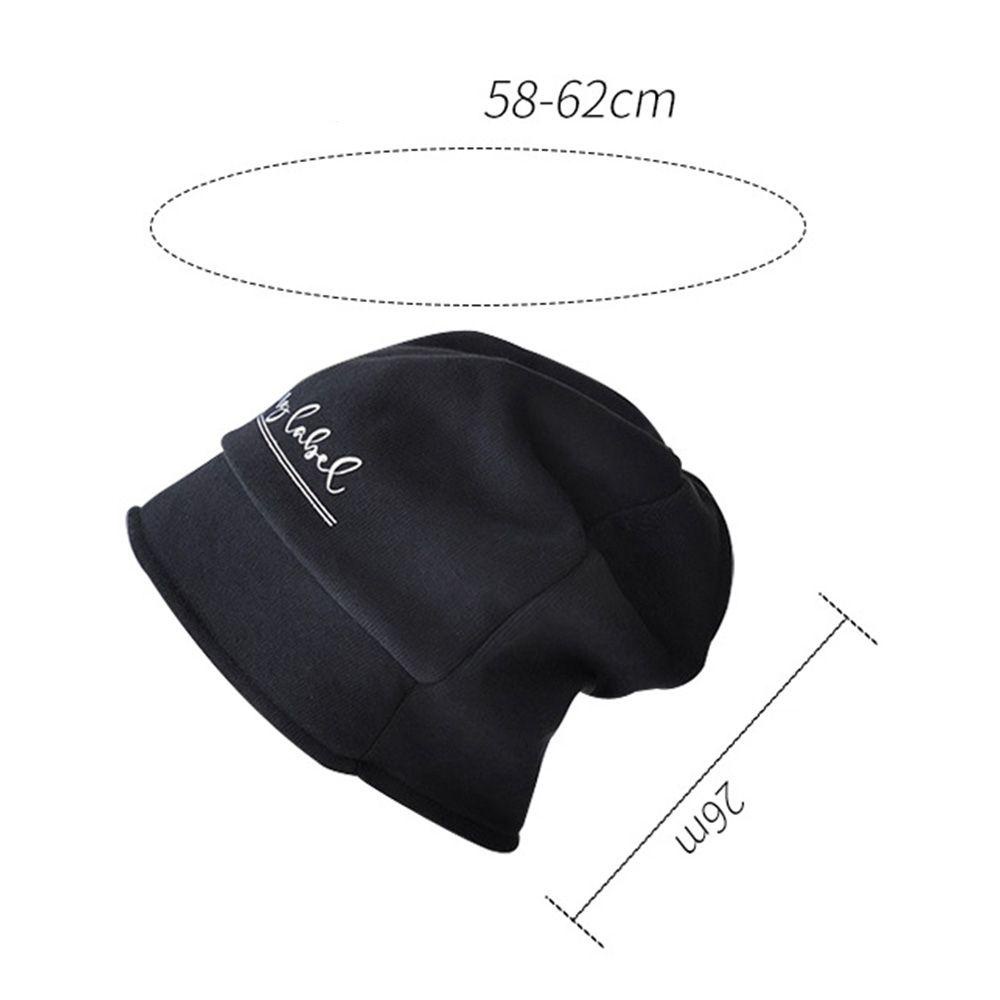 Mũ Beanie Dệt Kim Màu Trơn Dễ Thương Cho Nam Nữ