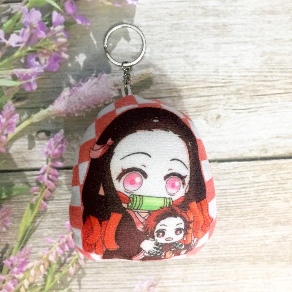 móc khóa gấu bông Kamado Nezuko