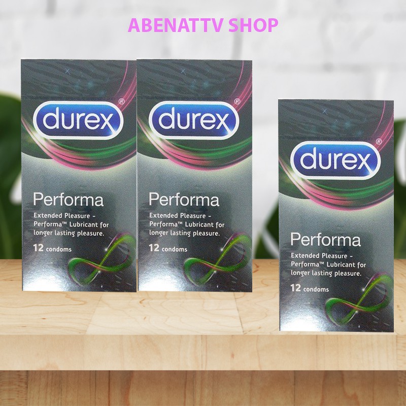 [GIÁ RẺ] Combo 2 hộp Bao cao su Durex Perfoma kéo dài thời gian quan hệ - tặng 1 hộp cùng loại - HÀNG CHẤT LƯỢNG TỐT