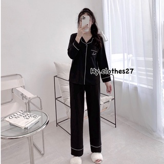 BỘ NGỦ LỤA DÀI TAY mango mềm mịn / pyjama nữ tay dài