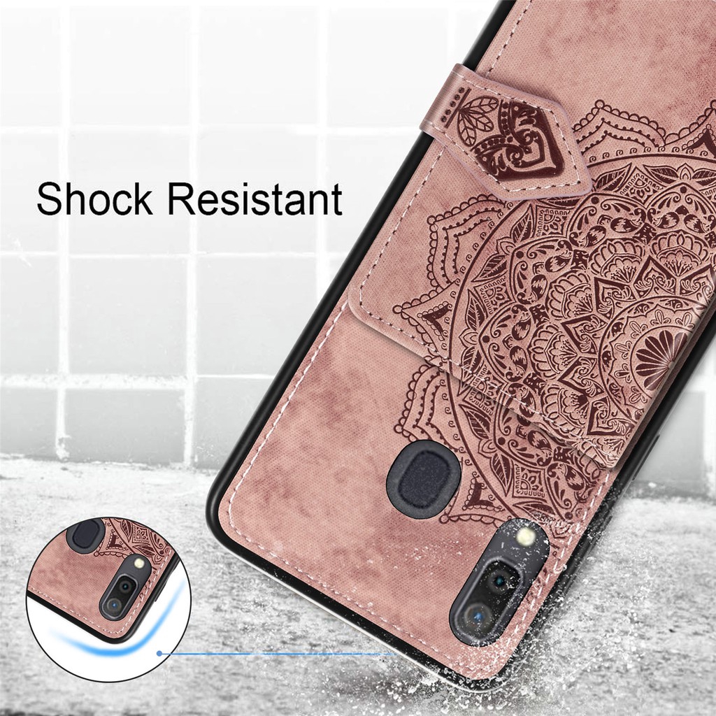 Ốp điện thoại lưng da PU có khe giữ thẻ và giá đỡ cho Samsung Galaxy A10 A10S A20S A30 A30S A50s A50 A40 M21/M30S M31 | BigBuy360 - bigbuy360.vn