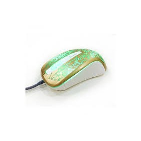 Chuột máy tính có dây, chuột văn phòng,chuột game , chuột vi tính R8 ALPHAR S002 LED (USB) trắng xám