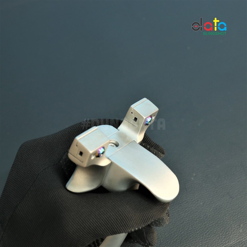 Ná Cao Su Tề Thiên Đại Thánh Chạc 81 Cánh Chạc Thép 440C Cán Nhôm - Chạc kẹp - DATA SlingShot