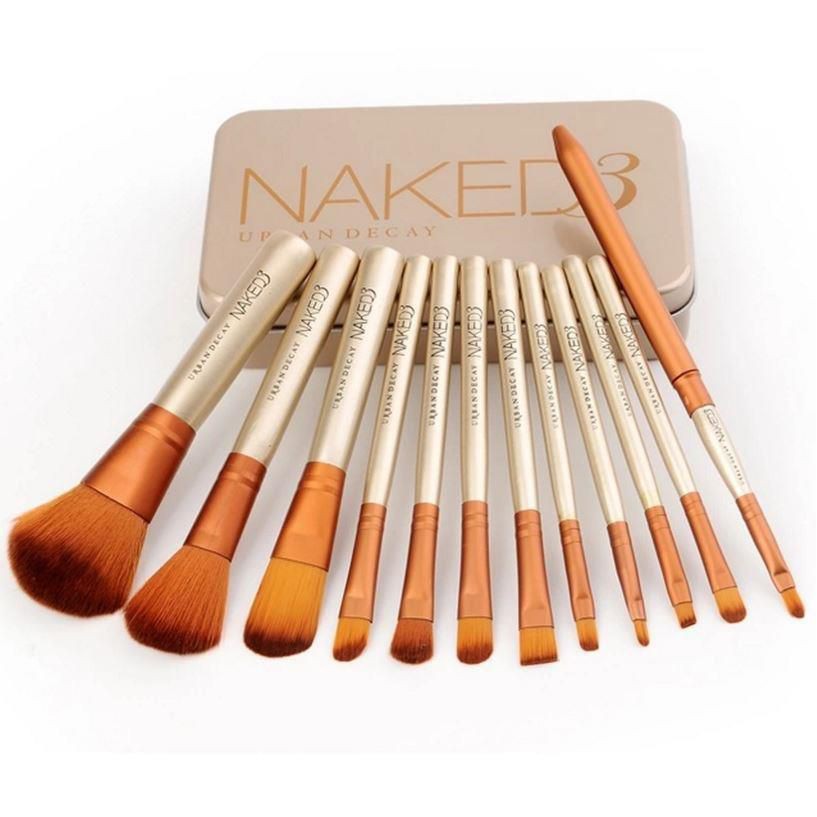 Bộ Cọ Trang Điểm Đa Năng Naked3 12 Cây