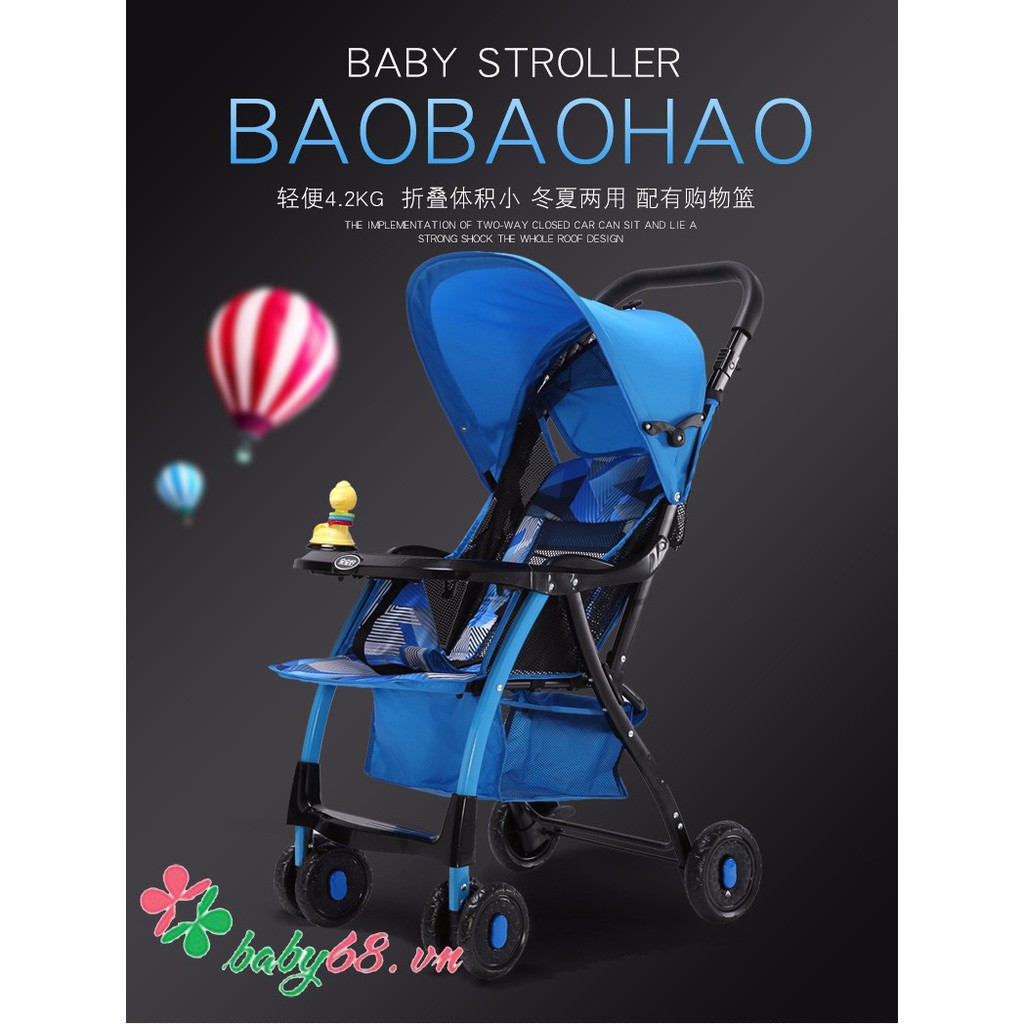 Xe đẩy 1 chiều 3 tư thế Baobaohao 722C