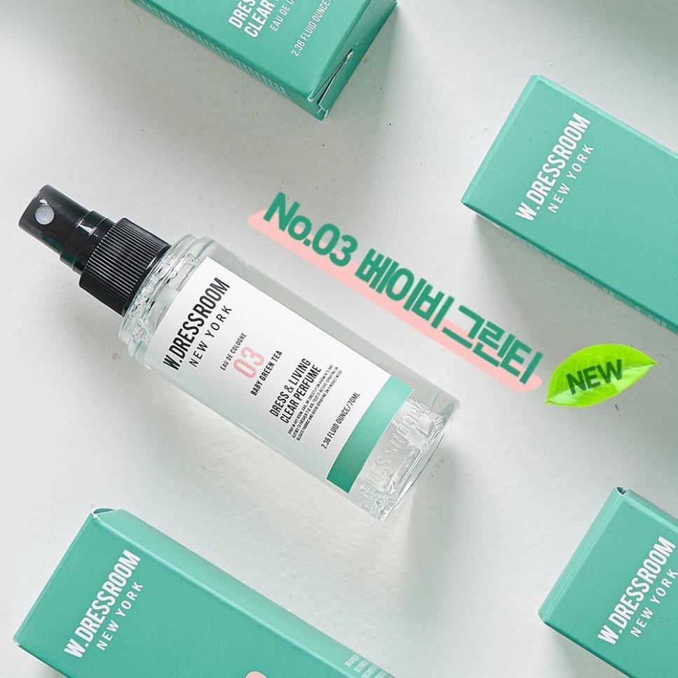 Nước hoa W DRESSROOM xịt khử mùi, xịt thơm quần áo, phòng ngủ...... 100% chính hãng Hàn Quốc mp