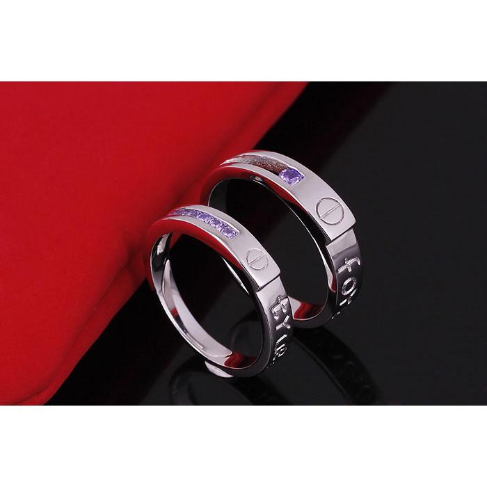 Nhẫn Đôi Bạc Hiểu Minh NC007