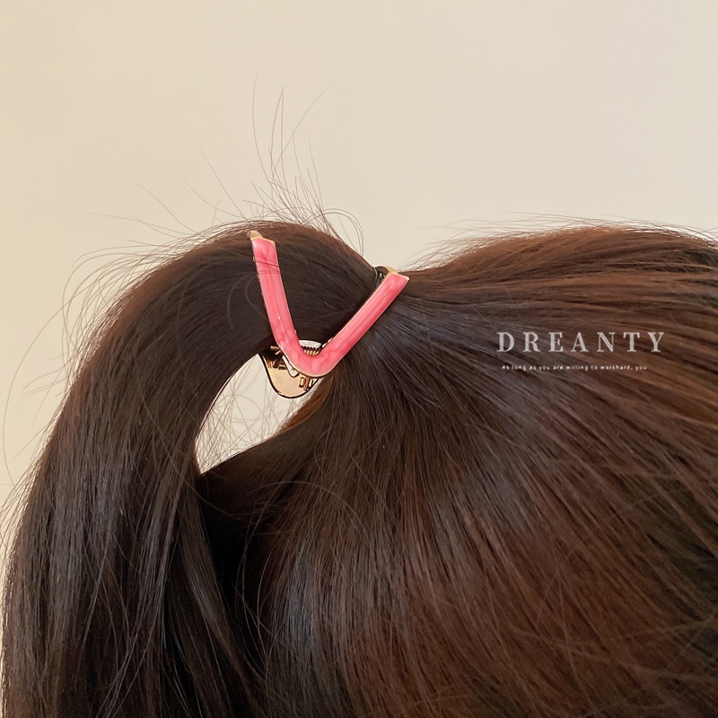 Kẹp Tóc Hình Tam Giác / Cá Mập Đơn Giản Sáng Tạo Thời Trang