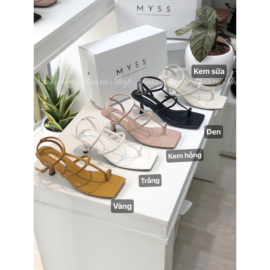 Giày sandal nữ chiến binh xỏ ngón 5cm thời trang MYSS - SD76
