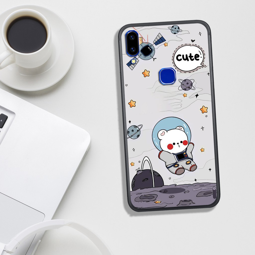 ỐP LƯNG VIVO V9/Y85/Y91/Y93/Y95/Y97, IN HÌNH PHI HÀNH GIA NGỘ NGHĨNH ĐÁNG YÊU.