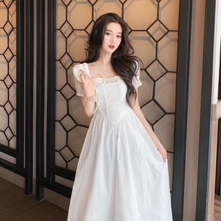 (R166) váy ulzzang retro Pháp(kèm ảnh khách)