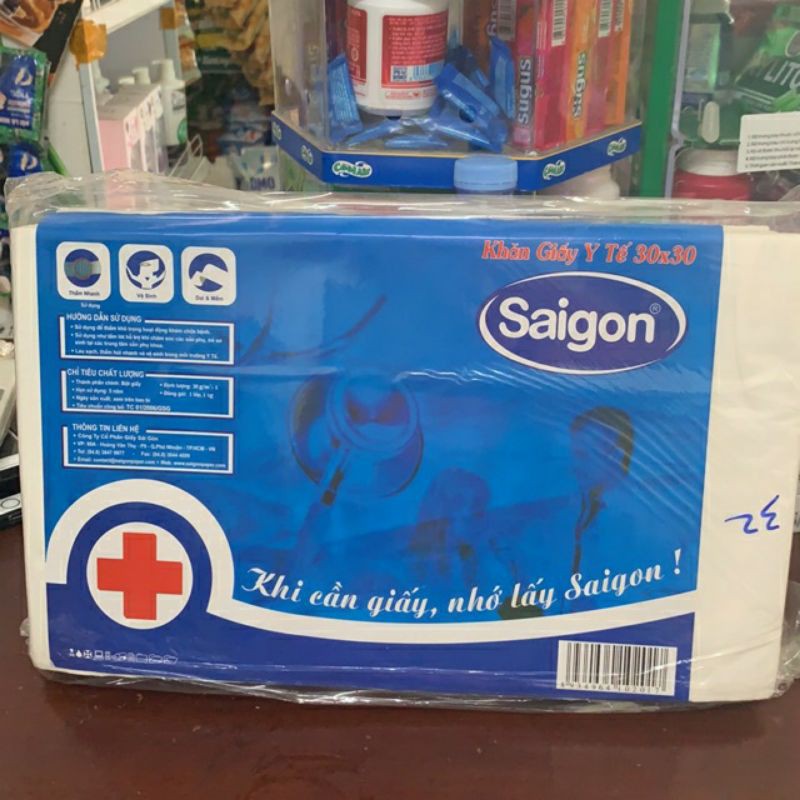 Khăn Giấy Y Tế Sài Gòn 30x30