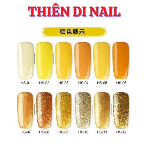 Sơn Gel AS mã HS Yellow Series Thiên Di Nail