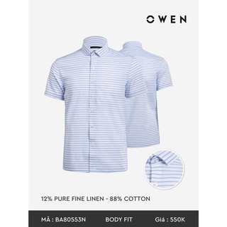 OWEN - Áo sơ mi ngắn tay Owen OWEN  - BA80553N