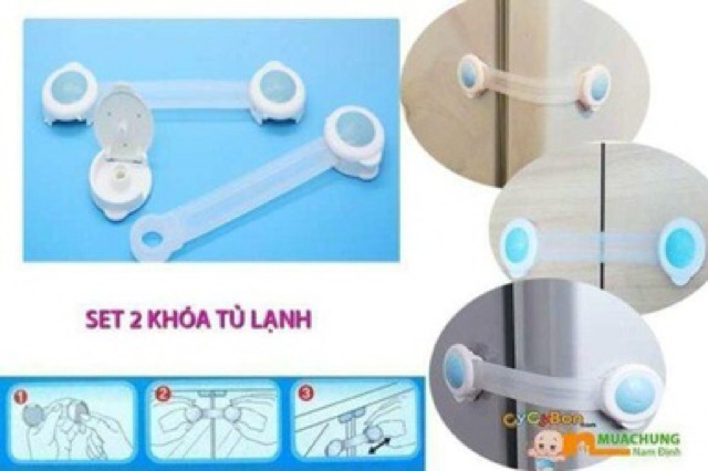 KHÓA TỦ LẠNH KHÓA NGĂN HÌNH GẤU