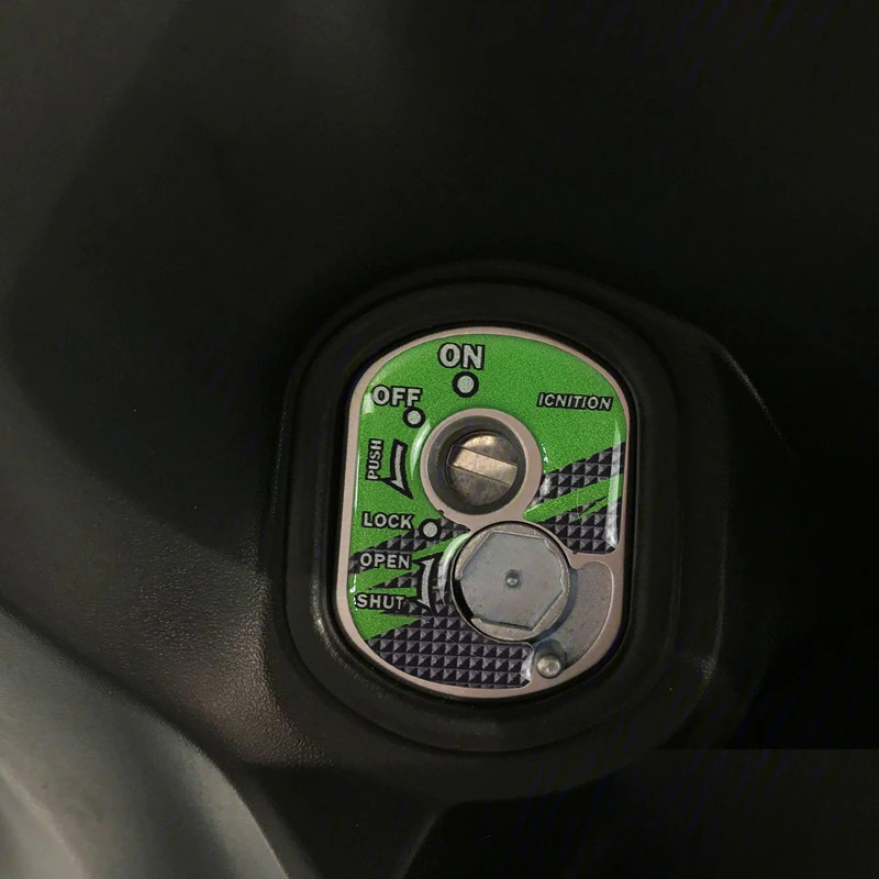 Tem dán ổ khóa xe máy HONDA  Sticker 3D dán trang trí mặt khoá điện xe máy