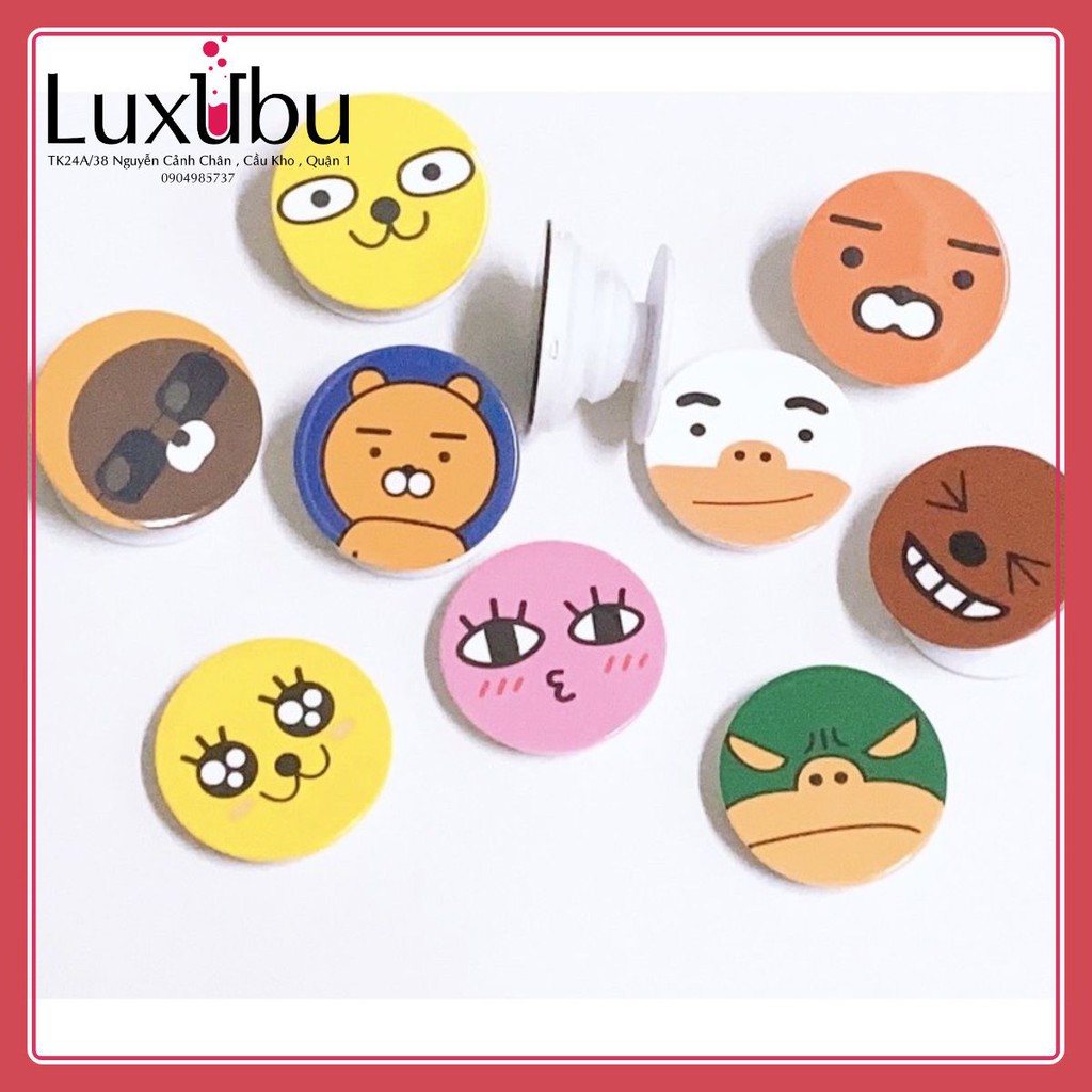 //LUXUBU//  Griptok Kakao Friends Giá đỡ điện thoại / nút chống điện thoại / IRING / Popsocket