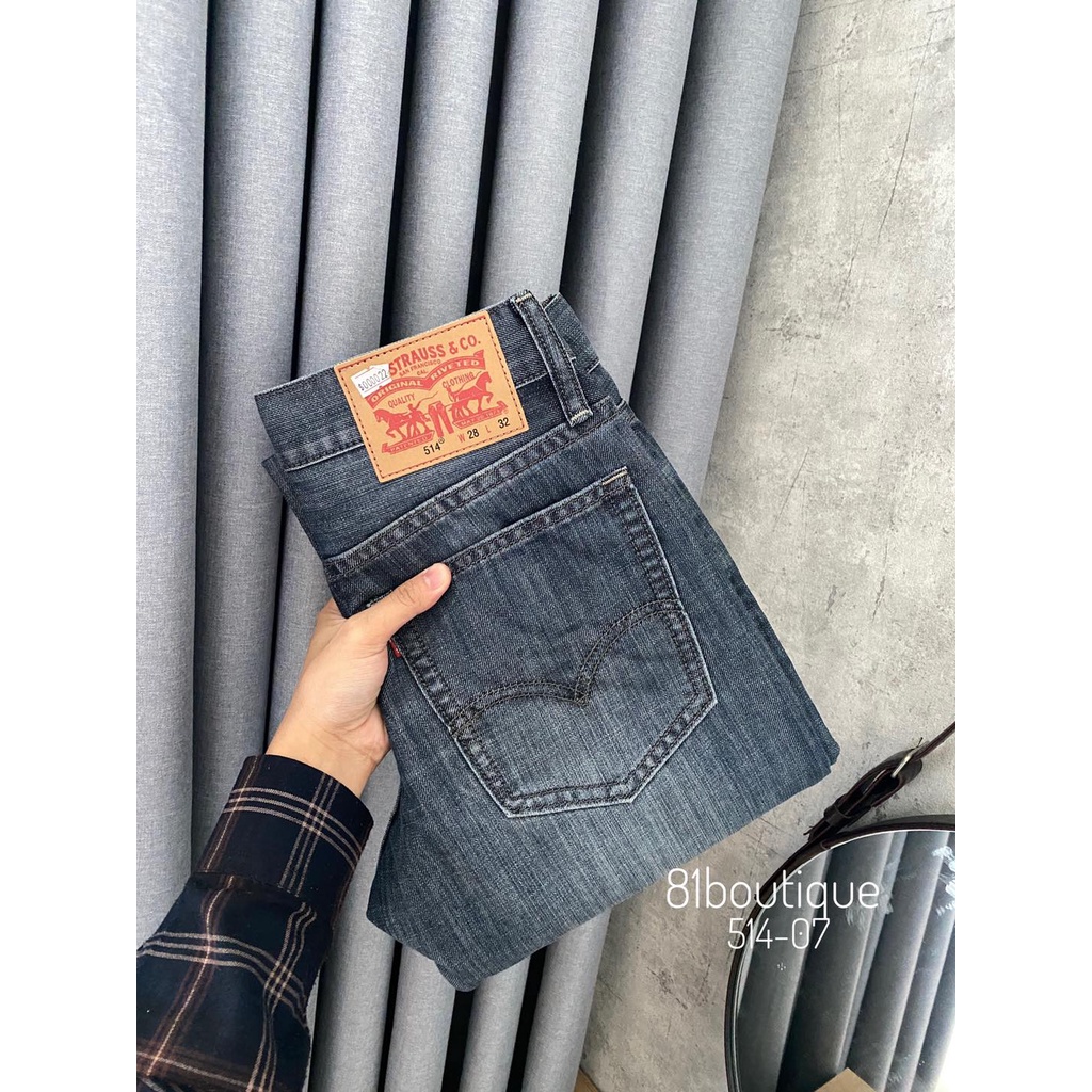 Quần jean nam mẫu mới 2021 - Quần Jean xanh đá