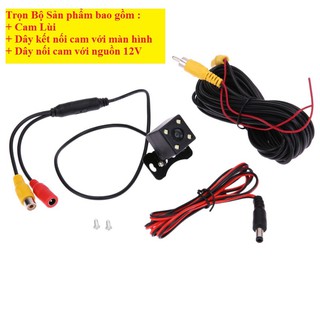 <THANH LÝ> Camera Lùi Dành Cho Xe Oto 4 mắt LED