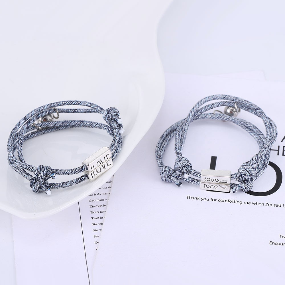 [Mã FAMAYFA giảm 10K đơn 50K] Set 2 Vòng Tay Chữ Love Đẹp Mắt Dành Cho Cặp Đôi | BigBuy360 - bigbuy360.vn