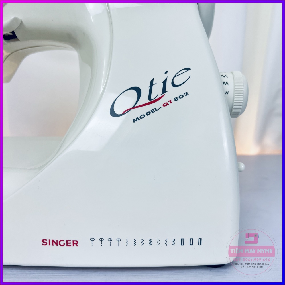 Máy May Mini Gia Đình Singer Qtie QT-802 Bền Rẻ Đa Năng Chất Lượng Nhật Bản