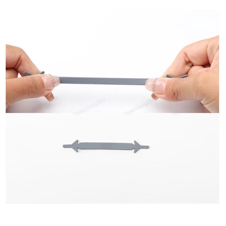 Set 12 Dây Giày Co Giãn Bằng Silicone Nhiều Màu Sắc