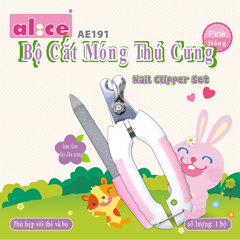 Bộ Cắt Móng Dành Cho Thú Nuôi Alice