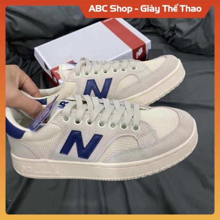 [FreeShip+ Hàng Xịn] GIÀY NEW.BALANCE CRT300 CREAM BLU, Giày Sneaker Nb Crt 2.0  Chữ xanh lá, new 550, nb 574