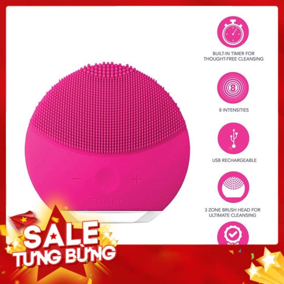 Máy rửa mặt Foreo Luna Mini 2 - Máy Massage Mặt Cầm Tay [BH 12 THÁNG]