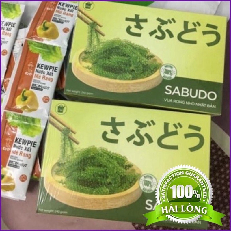 [Rẻ Vô Địch] Rong nho Tách nước Sabudo - Yukibudo - trường Thọ Và Green food  Gói 20gr hàng cao cấp check mã vạch | BigBuy360 - bigbuy360.vn