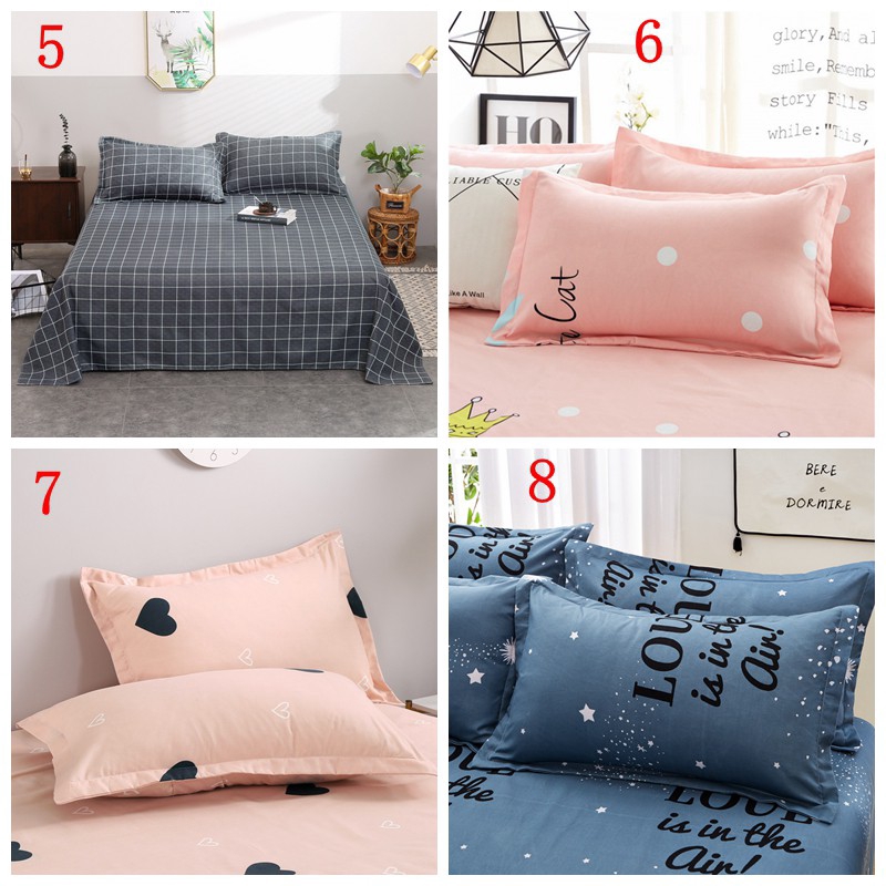 Pillowcase Beddings Cover Pillow Cover Simple And Comfortable Home Pillow (pair) NEW STYLE