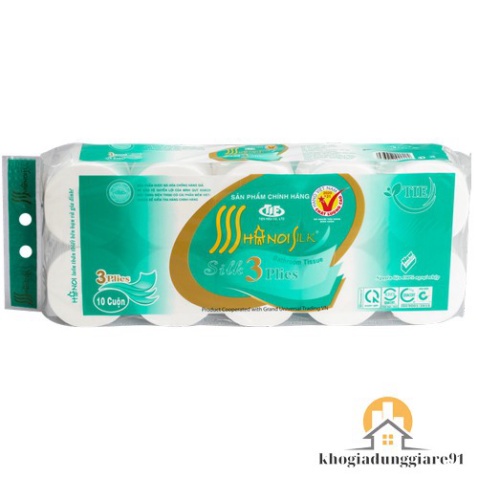 GIẤY VỆ SINH HÀ NỘI SILK 3 LỚP 1.6KG