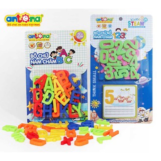 (N.189-N263) Bộ chữ cái/chữ số nam châm Antona