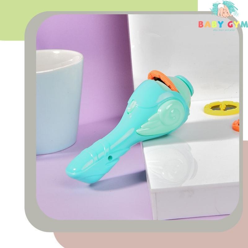Đèn pin chiếu hình cho bé mẫu mới 80 hình, 120 hình rõ nét, có sẵn pin cho bé thỏa sức khám phá BABYGYM