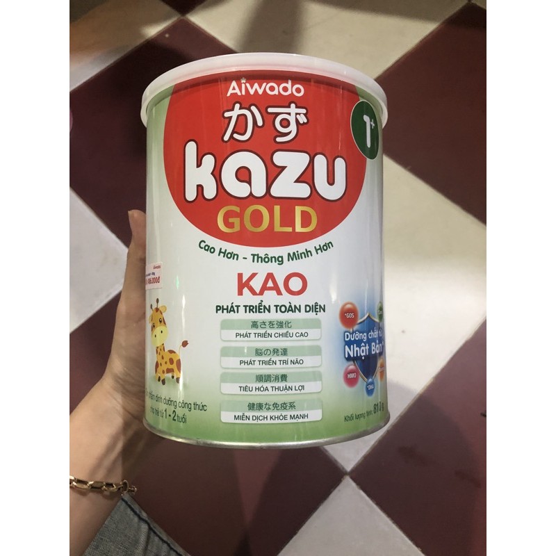 Tặng 1 bộ câu cá - sữa bột Kazu gold cao số 1 810g