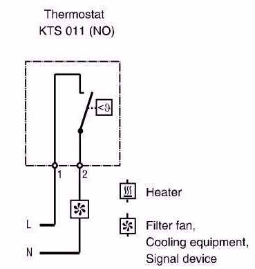 Bộ Cảm Biến Nhiệt Độ Cơ Khí Kts011 0-60 ° C