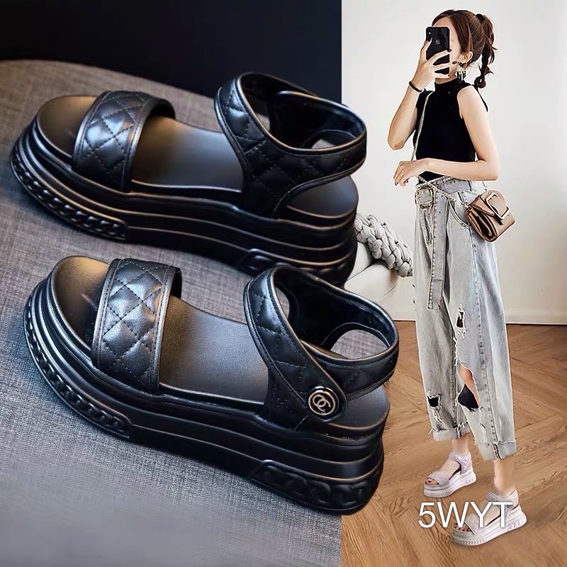 Sandal Bánh Mì Da Ô Chỉ Xịn Chuẩn Cao Cấp Êm Đẹp