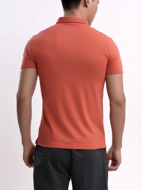 Áo polo Aristino APS013S7 đỏ cam nhã nhặn, kiểu dáng thanh lịch