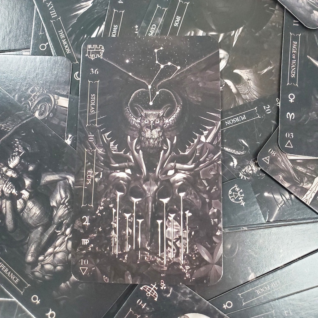 Bộ bài Goetia Tarot in Darkness A5 Nifoki