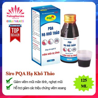 Siro PQA Hạ Khô Thảo – Giảm viêm xoang, viêm mũi dị ứng, giúp thông thoáng đường thở
