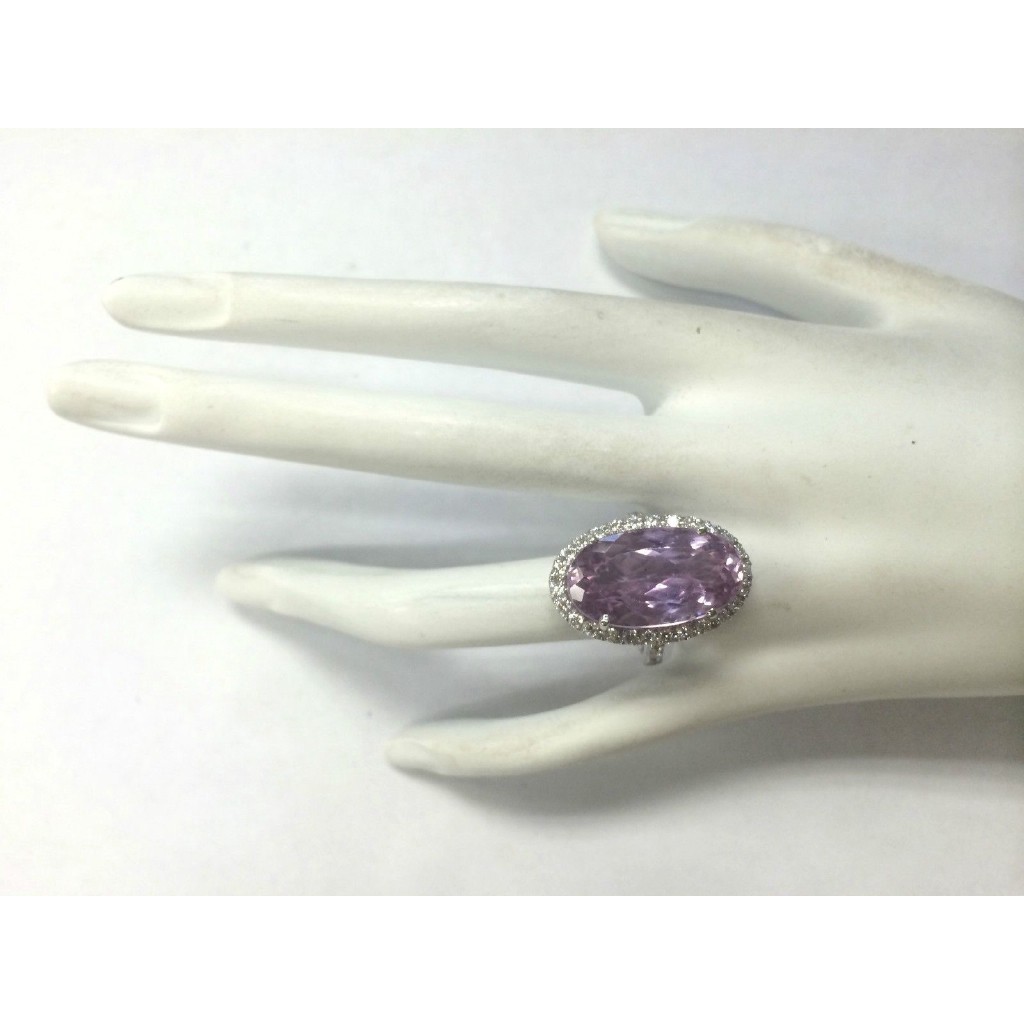 Nhẫn đeo tay kim loại đính đá lấp lánh sang trọng cho nữ