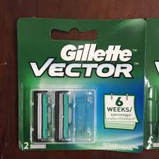 VỈ 2 LƯỠI CẠO ĐÔI GILLETE VECTOR