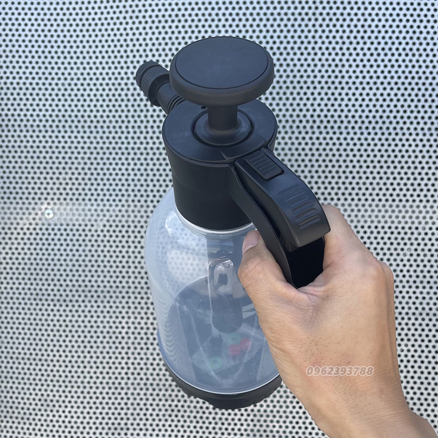 Vỏ bình xịt rửa xe bọt tuyết cầm tay chuyên dụng, dung tích 2 lít