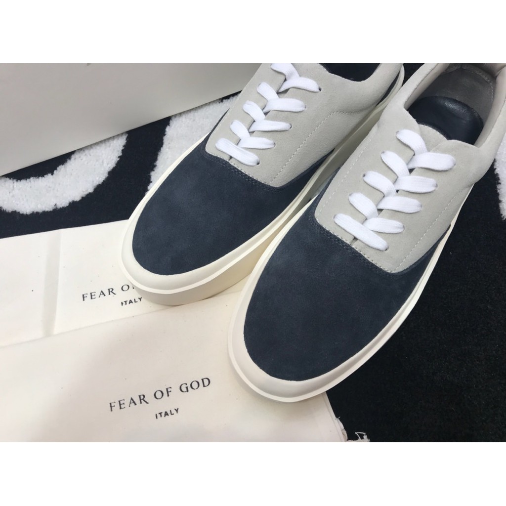 ⚡️[Mirror Quality] - Giày FOG Fear Of God 101 Low Top Vintage Black Bone Suede, Giày FOG mirror quality