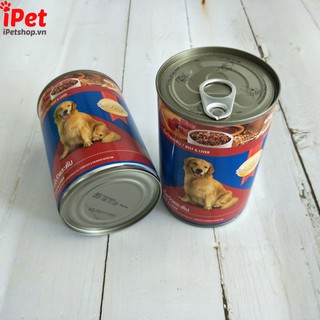 Thức Ăn Pate SmartHeart Vị Bò & Gan Cho Chó Lớn 400g