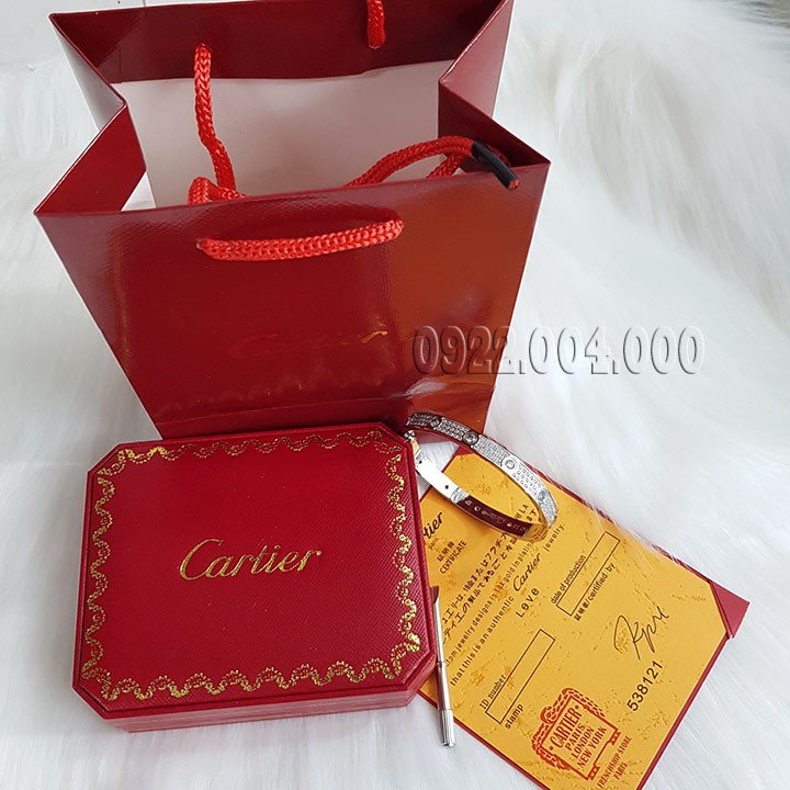 Vòng tay đính 3 hàng đá full logo, vòng 3 hàng đá VZ1592