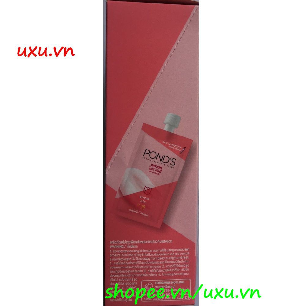 Hộp 06 Gói x 7G Kem Dưỡng Da Ban Ngày Ponds White Beauty Làm Trắng Hồng Rạng Rỡ, Với uxu.vn Tất Cả Là Chính Hãng.